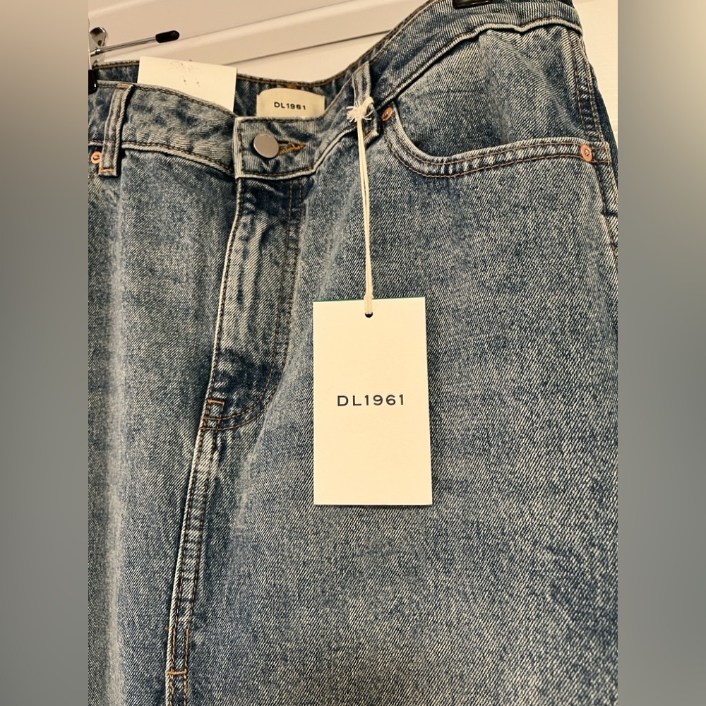 DL1961 Women's Blue Denim Maxi Skirt - Picture 9 of 9